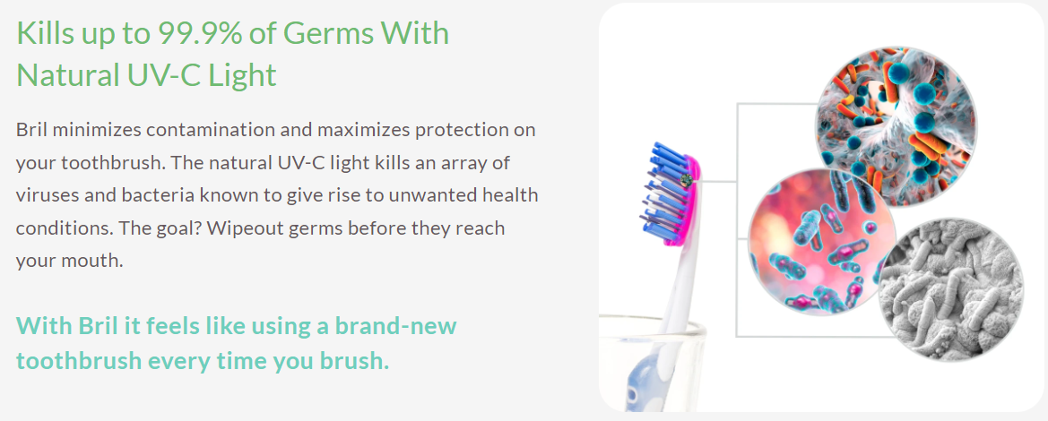 Bril UV-C Toothbrush Sanitizer